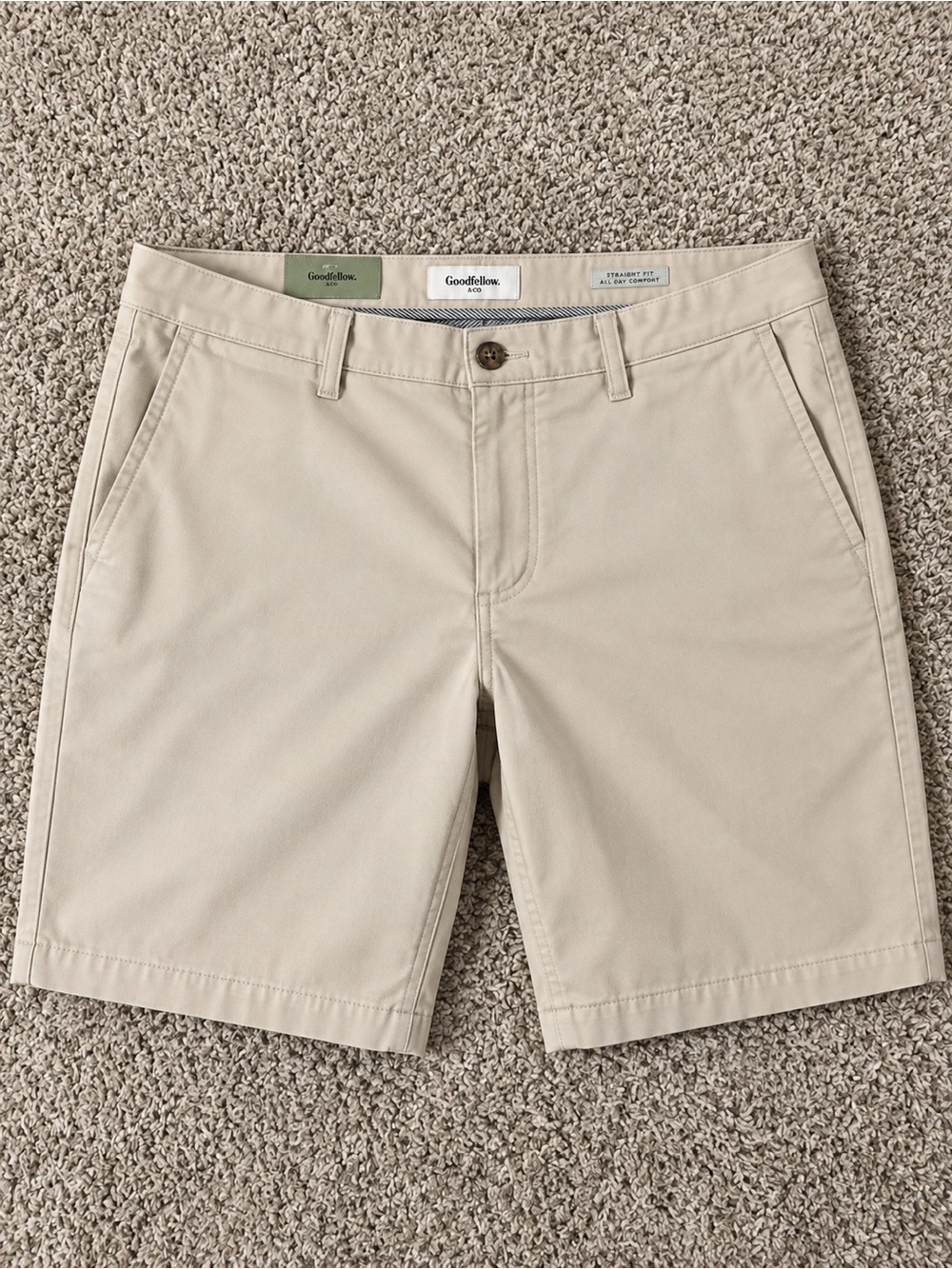 Goodfellow & Co Khaki Flat-Front Men’s Shorts